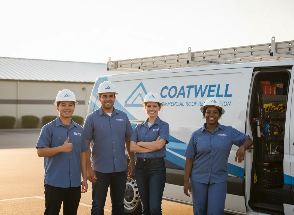 Commercial roof coating company in Hubbard, OR